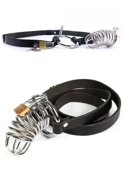 Pipedream Steel Cock Cage With Lock & Chastity Belt