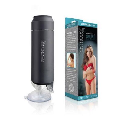 Penthouse Pet CyberSkin Hands Free Adjustable Dual Stroker