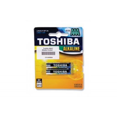 Toshiba AAA Alkaline Batteries Pack of 2