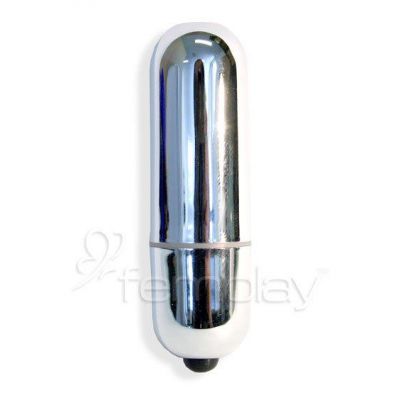 S Wet 10 Speed Vibrating Pleasure Bullet Silver