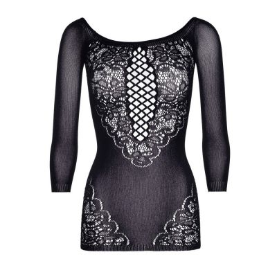 Leg Avenue Dress with Plunging Net Detail