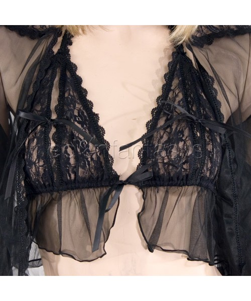 Celestial weave peignoir