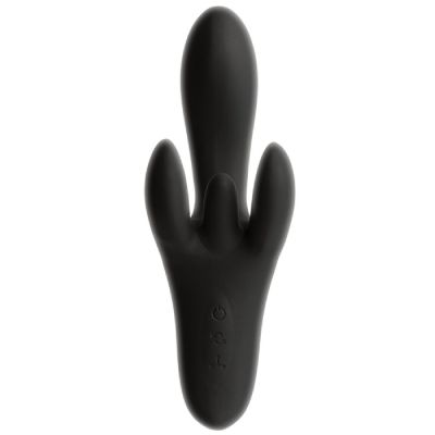 Pulse Ultimate 4 Motor Silicone Vibrator Black
