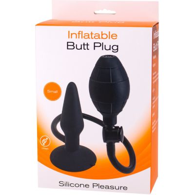 Inflatable Butt Plug Small Black