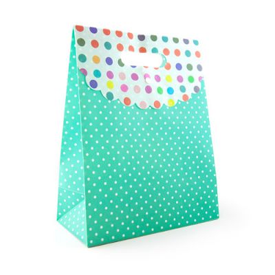 Polka dot gift tote large