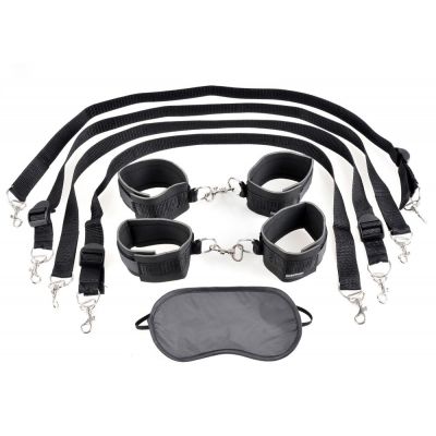 Fetish Fantasy Cuff and Tether Bondage Set