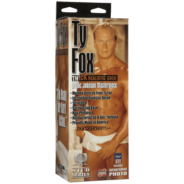 Doc Johnson Ty Fox 8 Inch Realistic Dildo — image 4 of 4