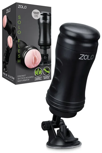 ZOLO Ultra-Realistic Textured Suction-Mounted 6.5" Masturbator — image 5 of 8