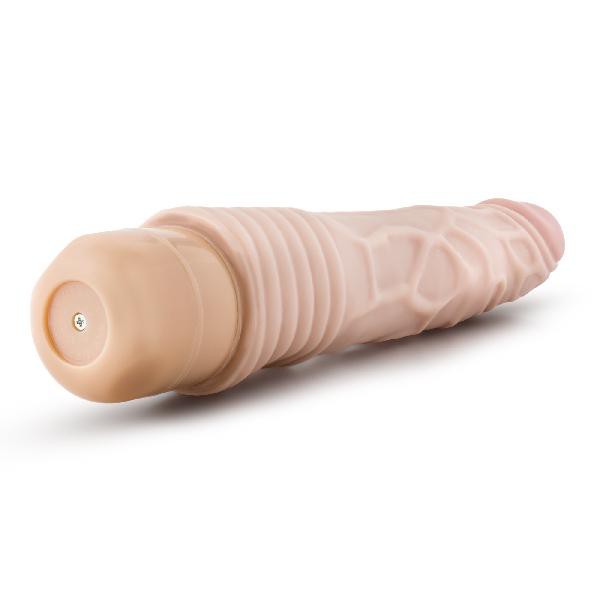 Dr Skin Cock Vibe 2 9in Vibrating Cock Beige — image 5 of 6