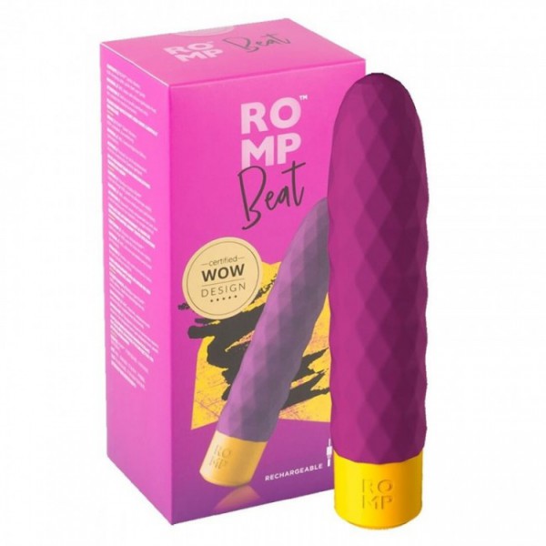 Romp Beat Diamond Textured 6" Bullet Vibrator