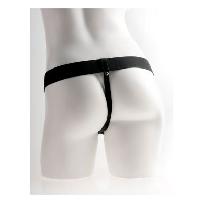 Fetish Fantasy 11 Inch Hollow Rechargeable Strap On with Balls