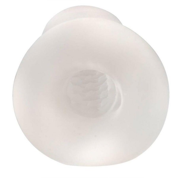 Extra Thick 6 Inch Penis Sleeve Extender by Optimale | Clear Ultraskin Cock Sheath with Ball Strap