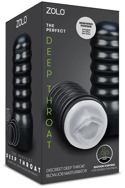 ZOLO Ultra-Realistic Textured Masturbator - Deepthroat — image 12 of 16