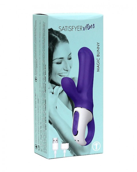 Satisfyer Vibes Magic Bunny 7.4" Silicone Rabbit Vibrator