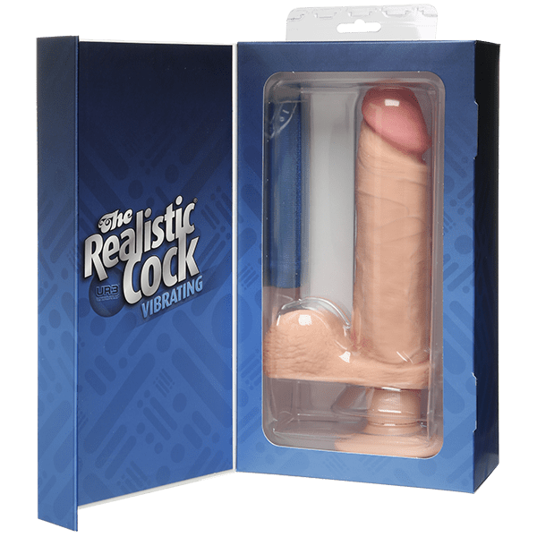 Doc Johnson Realistic 8 Inch Vibrating Cock