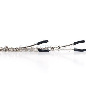 Wide tweezers with chain