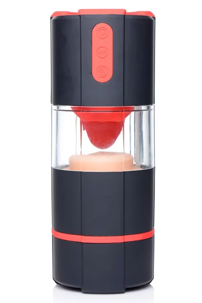 LoveBotz 8.5" Vibrating Masturbator with Flicking Tongue — image 8 of 12