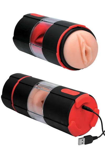 LoveBotz 8.5" Vibrating Masturbator with Flicking Tongue — image 11 of 12