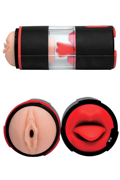 LoveBotz 8.5" Vibrating Masturbator with Flicking Tongue — image 15 of 18