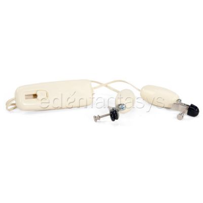 Vibrating clamp adjustable