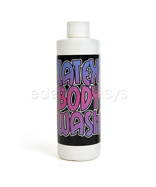 Liquid latex body wash