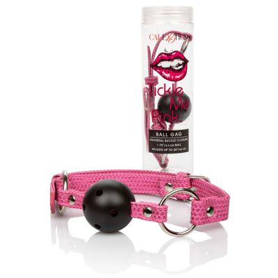 California Exotic Breathable 1 75 Ball Gag with Glittery Vegan Leather Straps