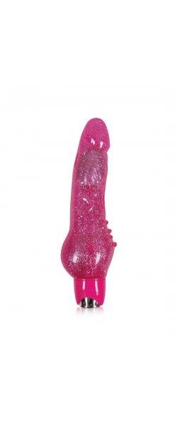 Starlight Gems Aries - Vibrating Dildo (Pink)