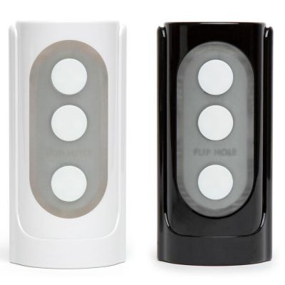Tenga Flip Hole Pressure Sensitive Male Masturbator Black White