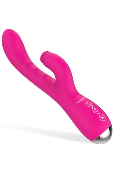 Nalone 8.8" USB-Rechargeable Flexible Rabbit Vibrator