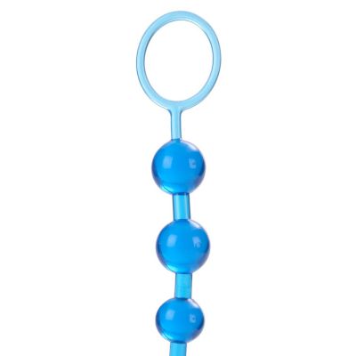 California Exotic 11 Pliable Anal Beads with Retrieval Ring