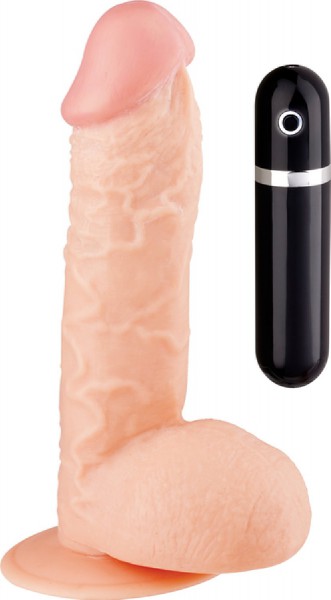7.5" Vibrating Dong (Flesh)