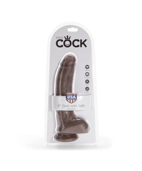King Cock 9'' Cock With Balls