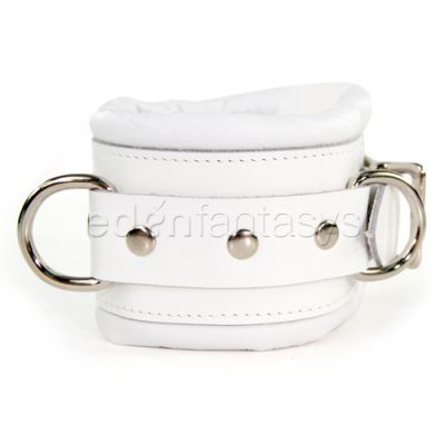 Luxe white wrist cuffs