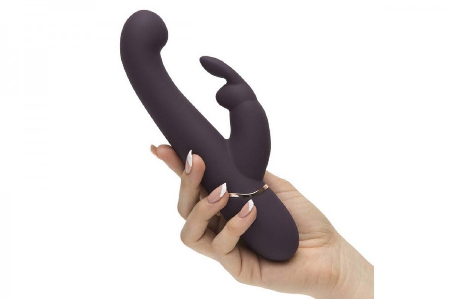 Fifty Shades Freed Come to Bed Rechargeable Slimline Rabbit Vibrator