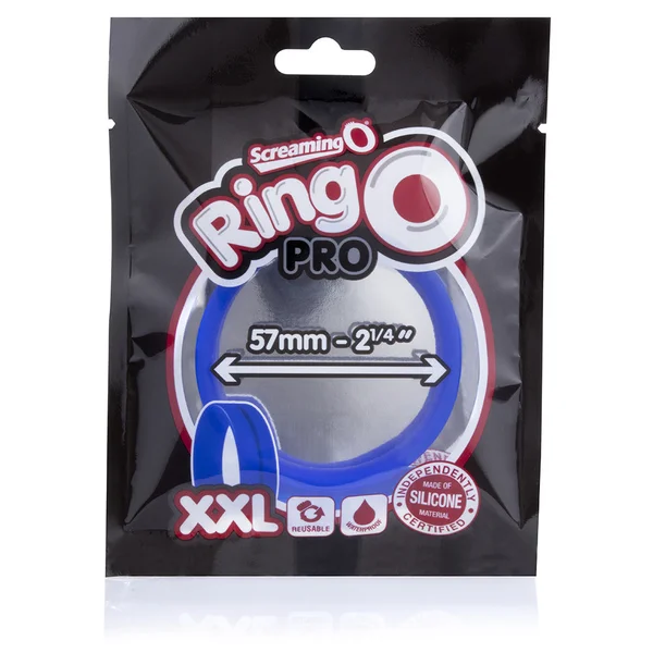 Screaming O RingO Pro XXL Blue Cock Ring — image 9 of 12