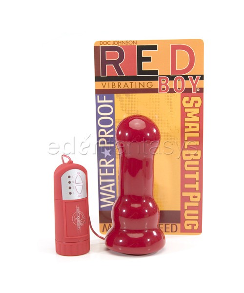 Red boy small butt plug
