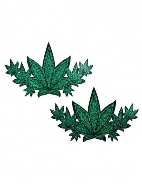 Pastease Glitter Pot Leaf Demi Pasties