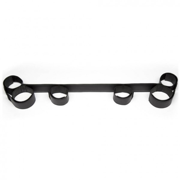 DOMINIX Deluxe Leather Wrist and Ankle Spreader Bar