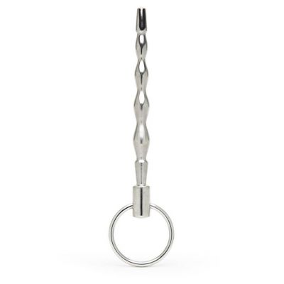 Penis Plug Stainless Steel Ribbed Penis Plug 11mm