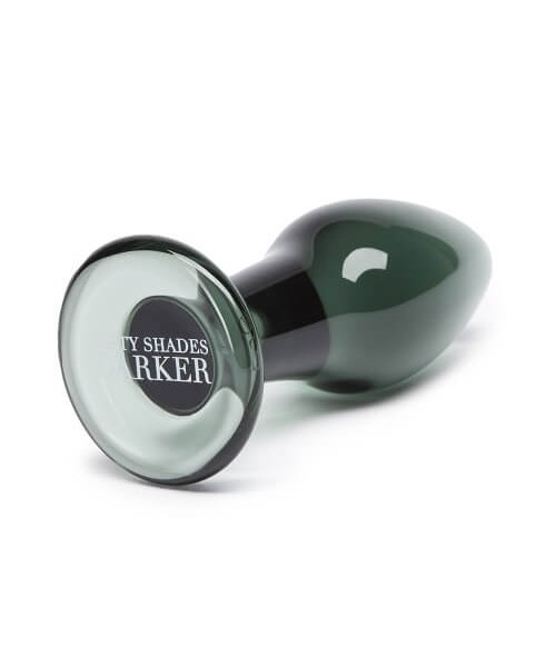 Fifty Shades Darker Something Darker Glass Butt Plug