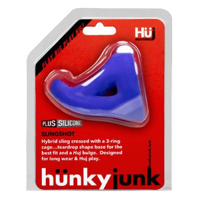 SLINGSHOT 3 ring Teardrop Sling by Hunkyjunk Cobalt