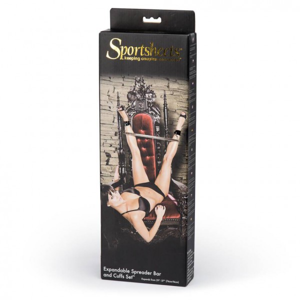 Sportsheets Expandable Spreader Bar and Cuffs
