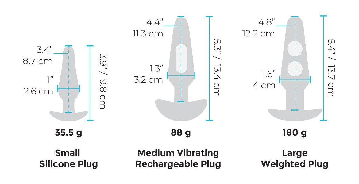 bVibe Anal Training 7 Piece Education Set