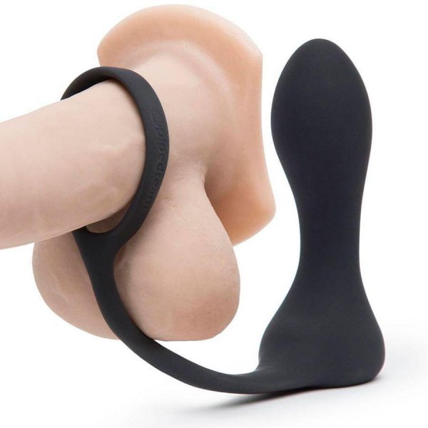 Rechargeable Ass-Gasm Pro Silicone Anal Plug Cock Ring by Anal Fantasy