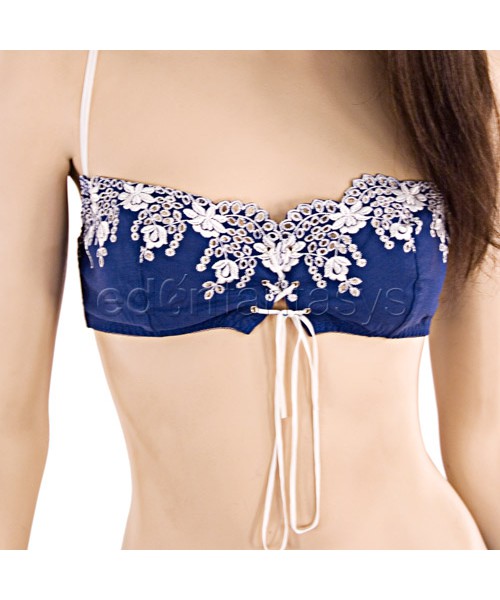 Bra top and tanga shorts