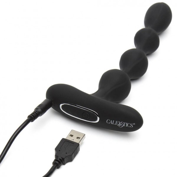12 Function Rechargeable Bendable Vibrating Anal Beads