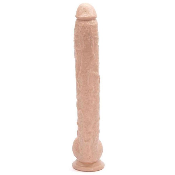 Dick Rambone Dildo | 13.5 Inch Realistic Huge Anal Dildo (Black or White) — image 5 of 10
