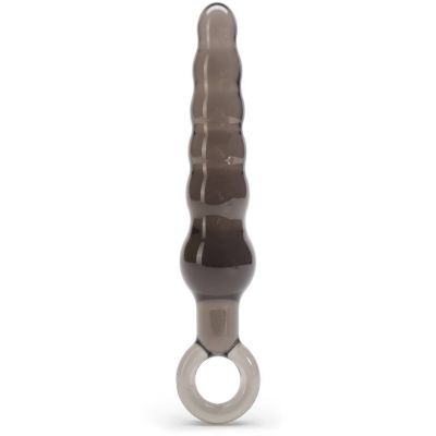 BASICS Beaded Anal Prober with Finger Loop 5 25 Inch