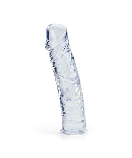 Clear realistic dildo