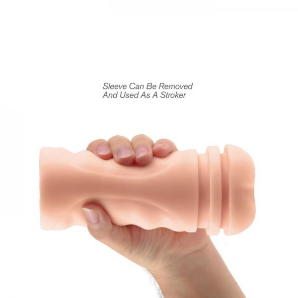 Mega Grip Squeezable Vibrating Ass Stroker